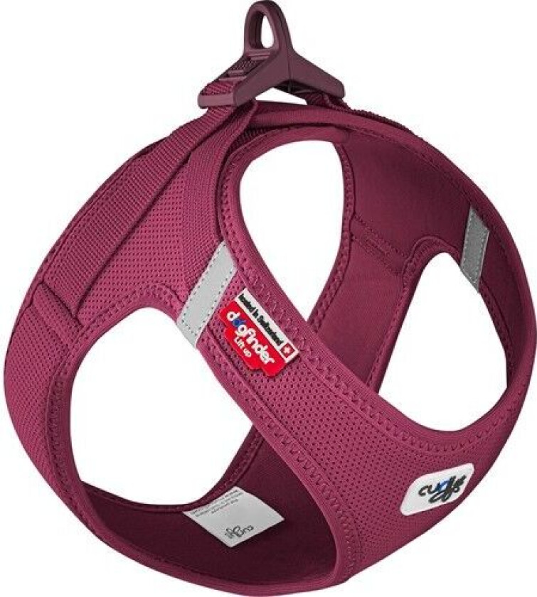 Bilde av Curli Vest Clasp Air-Mesh Sele - Ruby (XS)