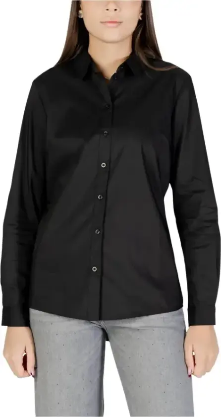 Jacqueline de Yong, Dame, Bluser & Skjorter, Svart, M