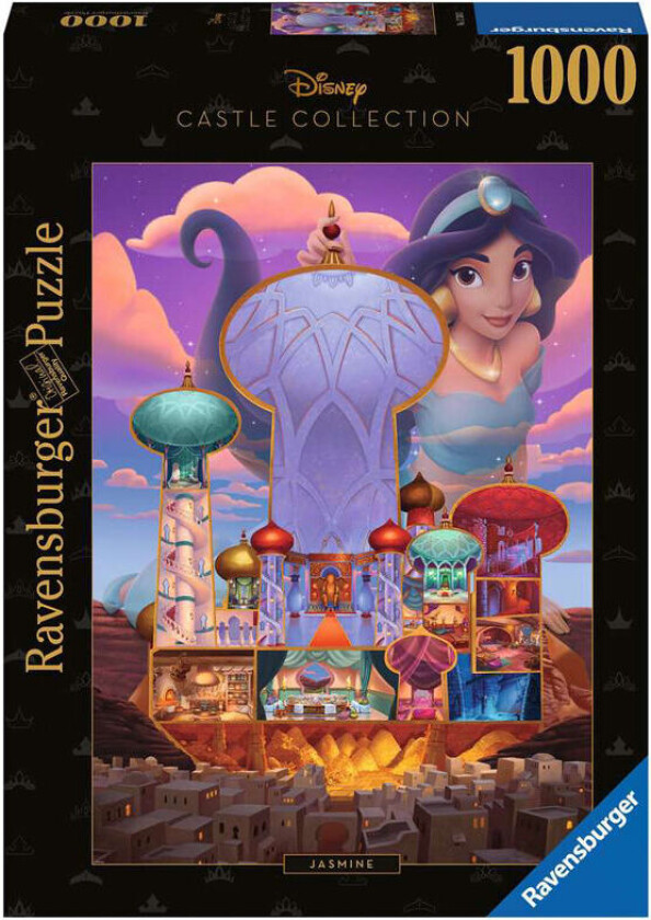 Puslespill 1000 Disney Jasmine Slott