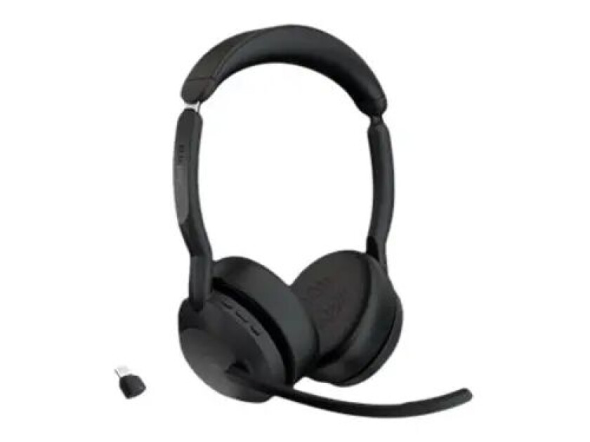 Evolve2 55 Hodesett Usb-c Optimert For Ms Teams Stereo Svart