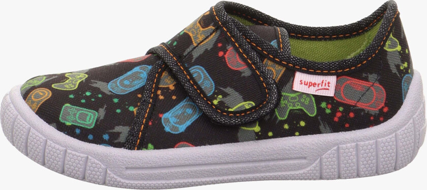 Bill Slippers, Black/Multicoloured, 25 - Innesko & Tøfler - Plast