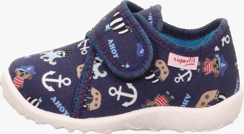 Spotty Tøfler, Dark Blue/Multicoloured, 18 - Innesko & Tøfler