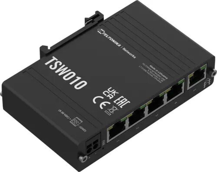 Tsw010 5-port Industrial Din Rail Switch