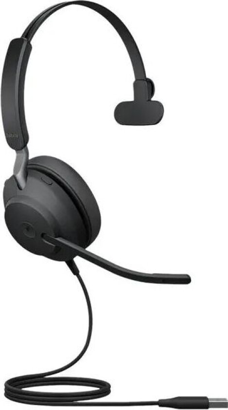 Evolve2 40 Se Usb-a Optimert For Ms Teams Mono Svart