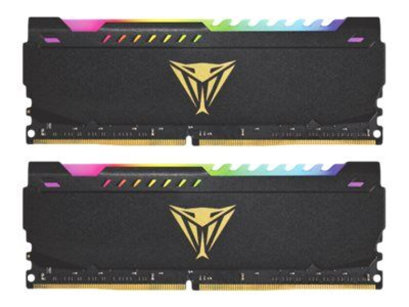 Viper Steel RGB - DDR4 - kit - 16 GB: 2 x 8 GB - DIMM 288-pin - 3200 MHz / PC4-25600 - unbuffered