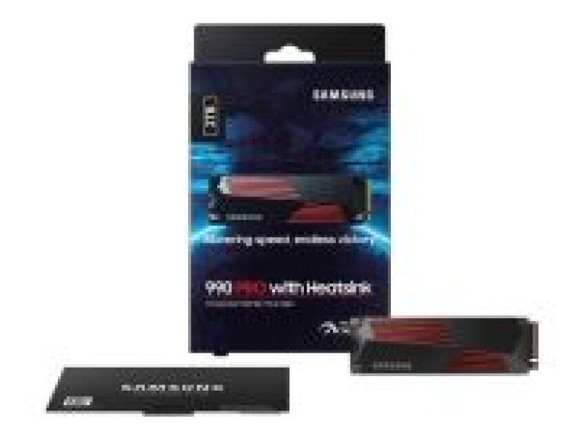 990 Pro SSD - 2TB - Med varmespreder - M.2 2280 - PCIe 4.0