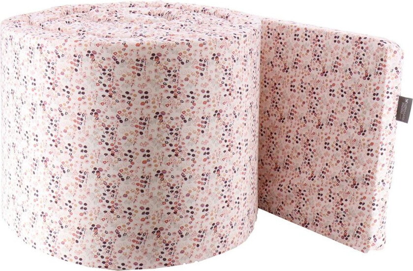 Sengekant beskyttelse - Hvit m. Blomster - - OneSize - Sengekant beskyttelse