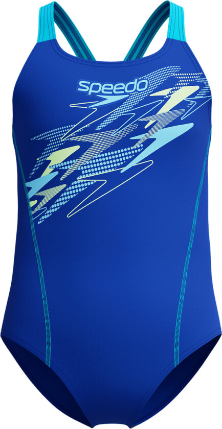 Badedrakt - Medley Logo Medaljevinner - Deep Sapphire/May - - 11-12 år (146-152) - Badetøy