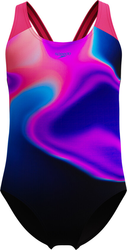 Badedrakt - Splashback - Margarita Rosa/Anthracite - - 15-16 år (170-176) - Badetøy