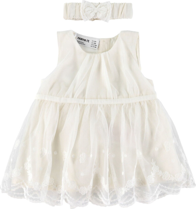 Spencer m. Hårbånd - Tyll - NbfDemille - Cloud Danser - - 62 - Kjole