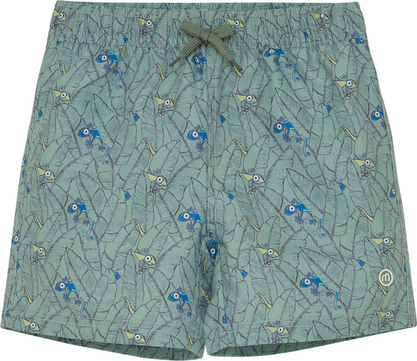 Badeshorts - AOP - Lily Pad - - 5 år (110) - Badetøy