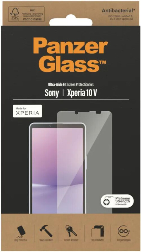 Panzerglass Ultra-wide Fit Sony Xperia 10 V