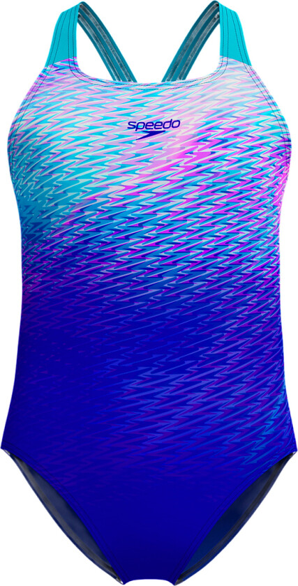 Badedrakt - Powerback - Deep Sapphire/Maya Blue - - 9-10 år (134-140) - Badetøy