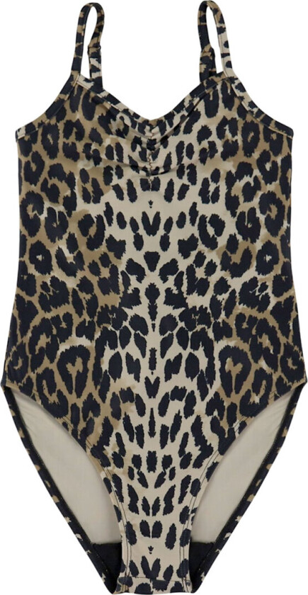 Badedrakt - BritalianaSY - UV50+ - Light Brown Leo - - 8 år (128) - Badetøy