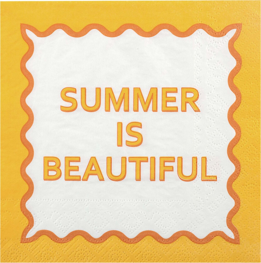 Servietter Summer is Beautiful - 12-pakning