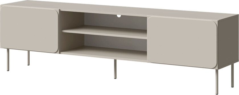 Marros TV-benk 200 cm med Hyller - Beige