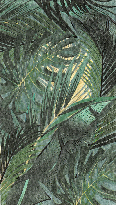 Servietter Birthday Jungle Vert - 20-pakning