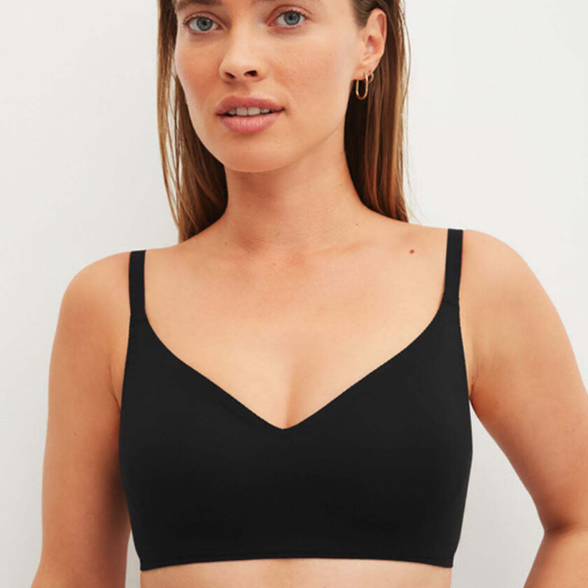 Natural Skin BH topp, svart, Størrelse: S, Kvinner