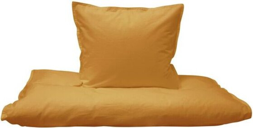 Cozy Sengesett Til Barn Sennep 100% Økologisk Bomull Flervalg