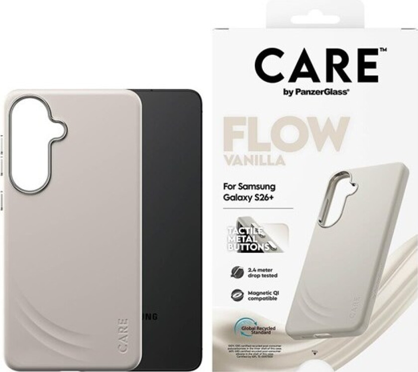 Flow Case Vanilla w. QI Samsung Galaxy S26+