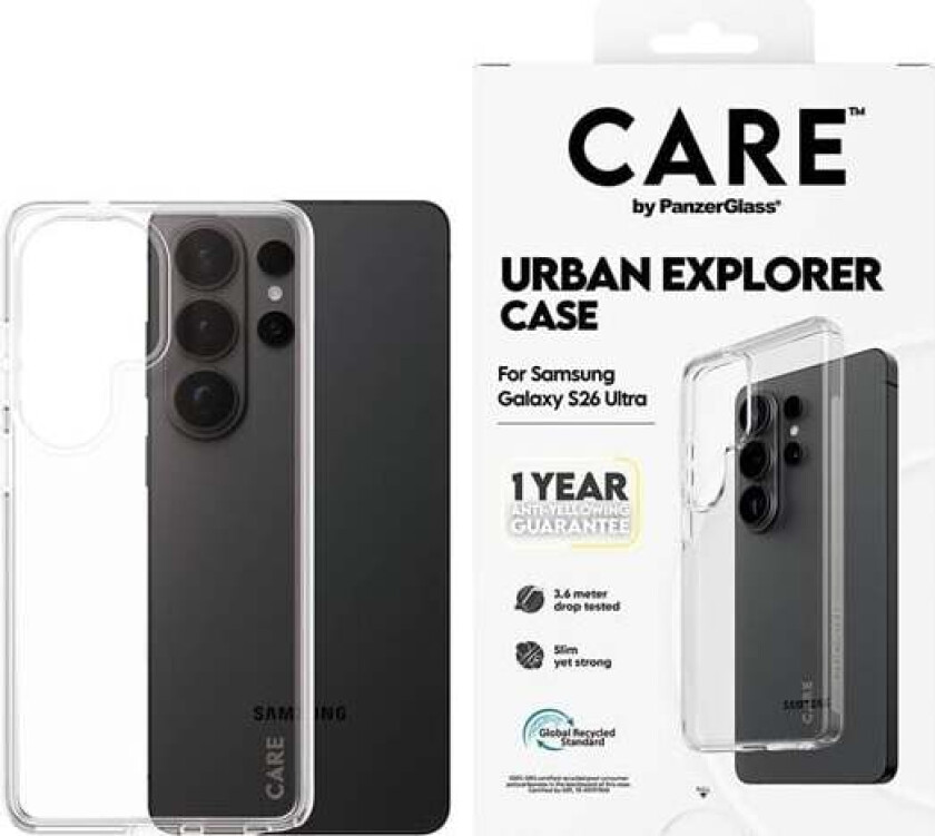 Urban Explorer Case Transparent Samsung Galaxy S26 Ultra