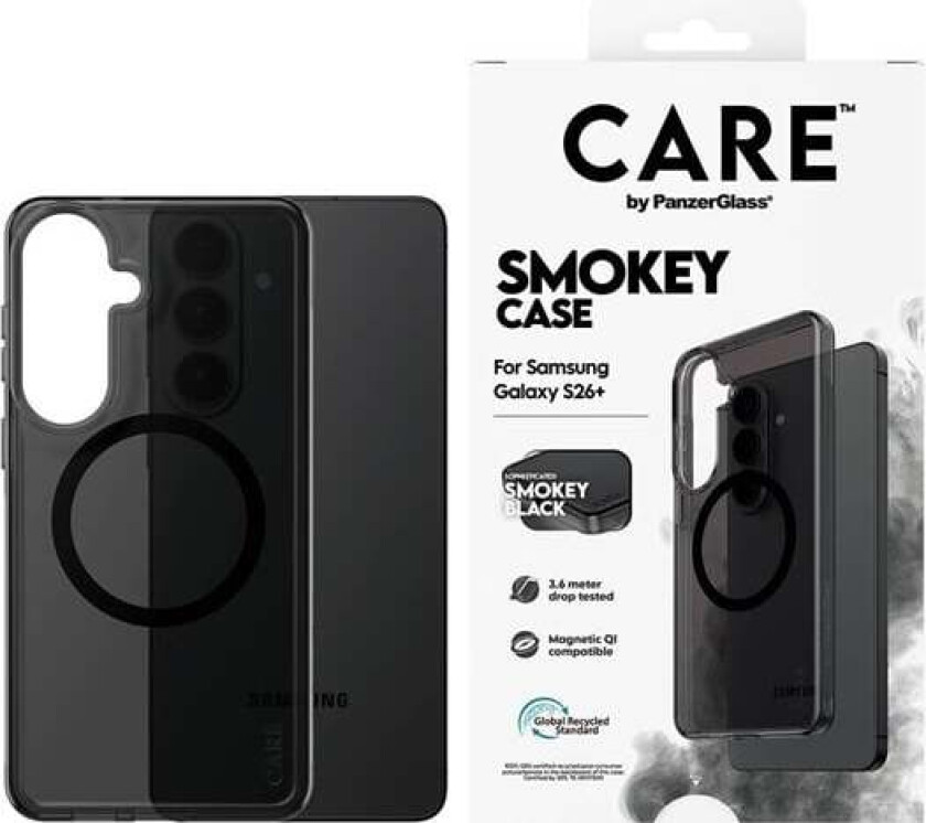 Urban Explorer Case Smokey w. Black Qi Samsung Galaxy S26+