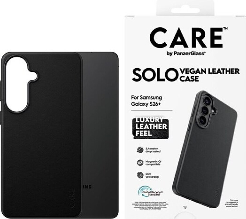 Solo Case Black w. Qi Samsung Galaxy S26+