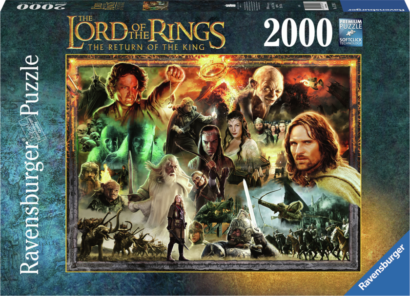 Bilde av Puslespill 2000 LOTR the King