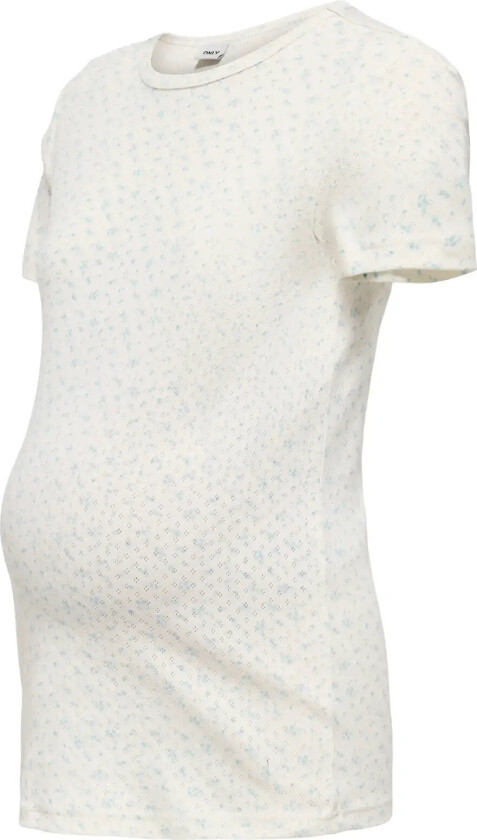 Olmmadison S/S O-Neck Baby Tee Jrs - White - S