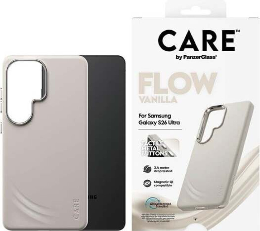 Flow Case Vanilla w. Qi Samsung Galaxy S26 Ultra