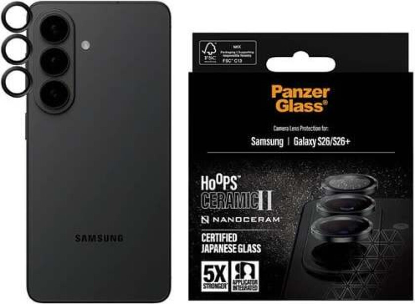 Hoops® Ceramic II Camera Lens Protector Samsung Galaxy S26 | S26+