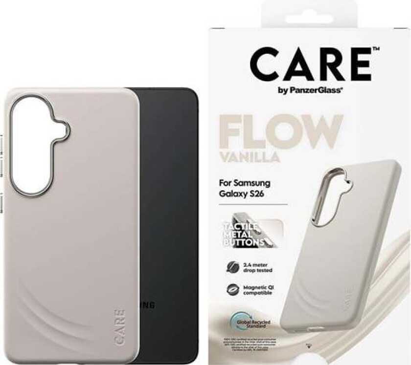 Flow Case Vanilla w. Qi Samsung Galaxy S26