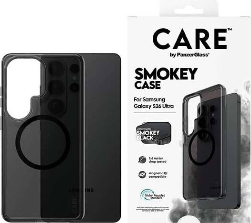 Urban Explorer Case Smokey w. Black Qi Samsung Galaxy S26 Ultra