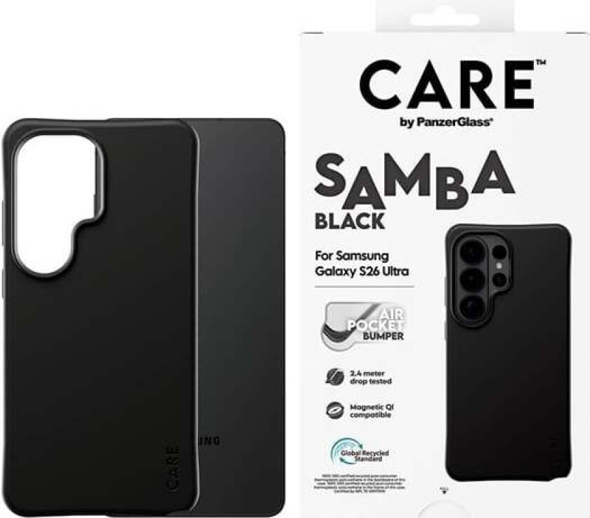 Samba Case Black w. Qi Samsung Galaxy S26 Ultra