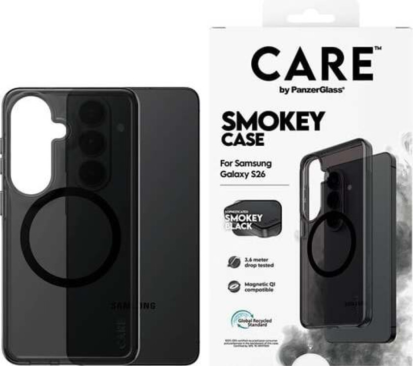 Urban Explorer Case Smokey w. Black Qi Samsung Galaxy S26