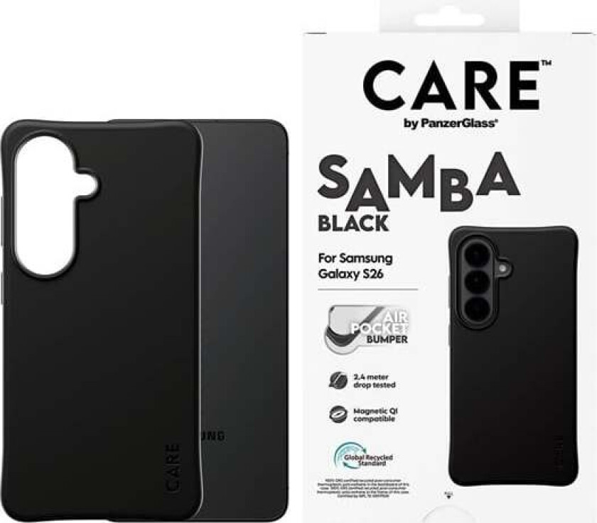 Samba Case Black w. Qi Samsung Galaxy S26