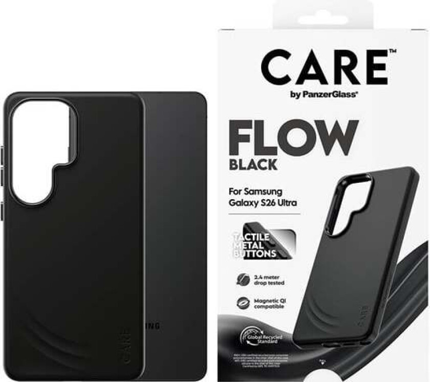 Flow Case Black w. Qi Samsung Galaxy S26 Ultra