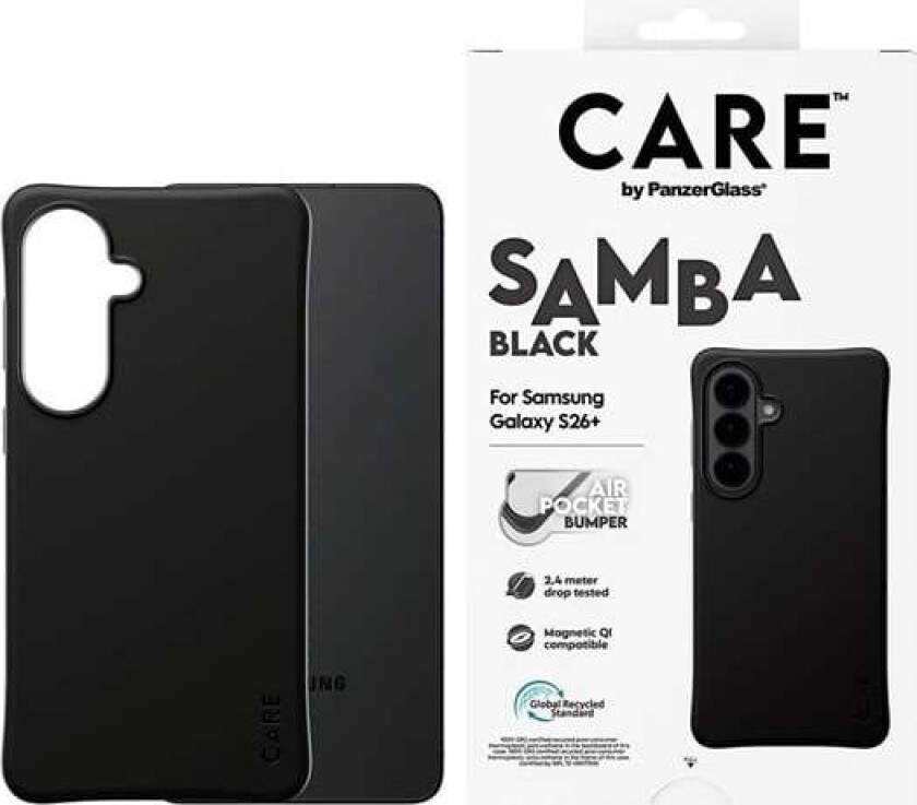 Samba Case Black w. Qi Samsung Galaxy S26+