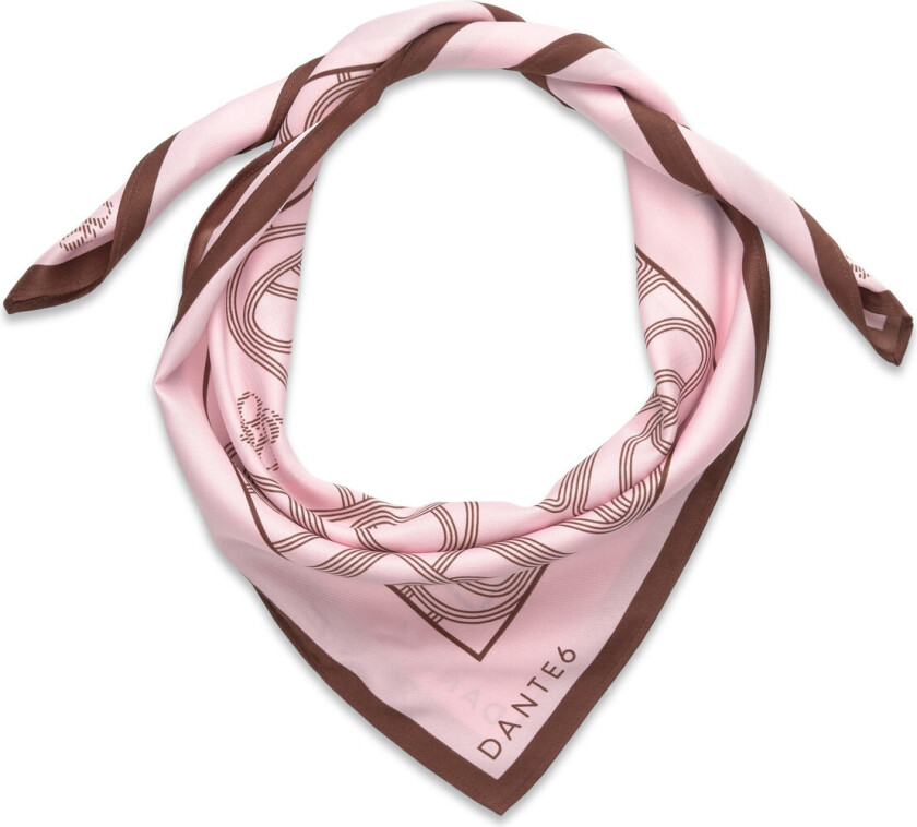 Monogram Scarf - Pink - ONE SIZE
