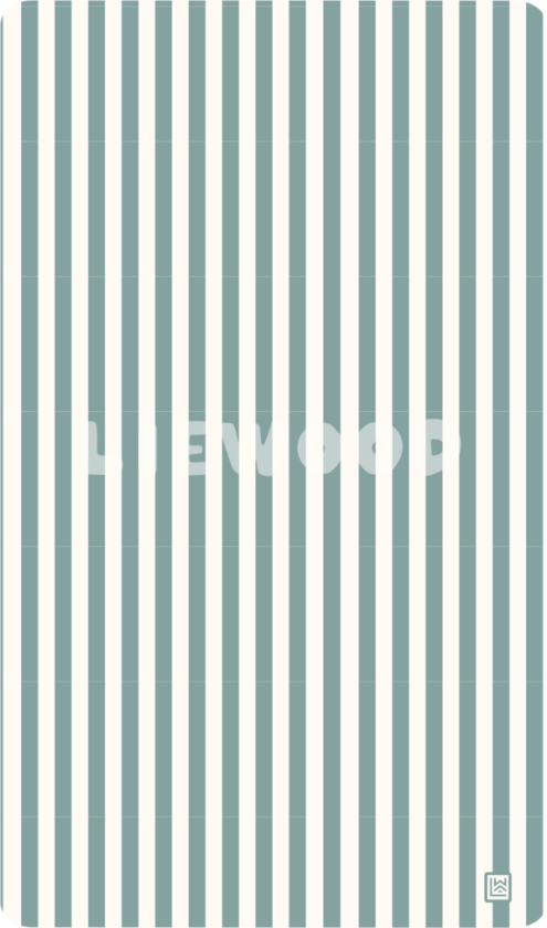 Summer Beach Towel - Peppermint / creme de la creme - One size