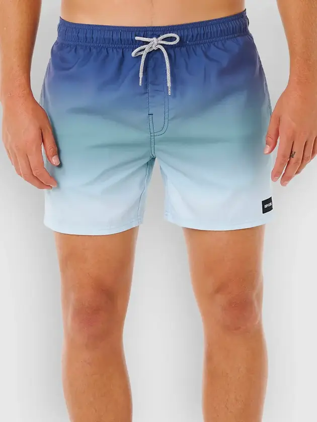 Offset Fade Volley Boardshorts blå