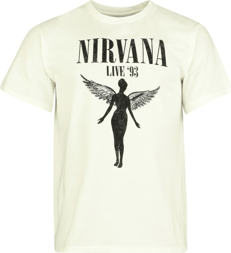 T-skjorte - Live '93 - S til XXL - Herrer - hvit