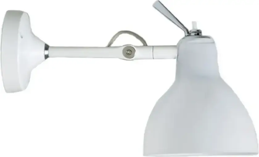 Luxy H0 vegglampe hvit/matt hvit, metall