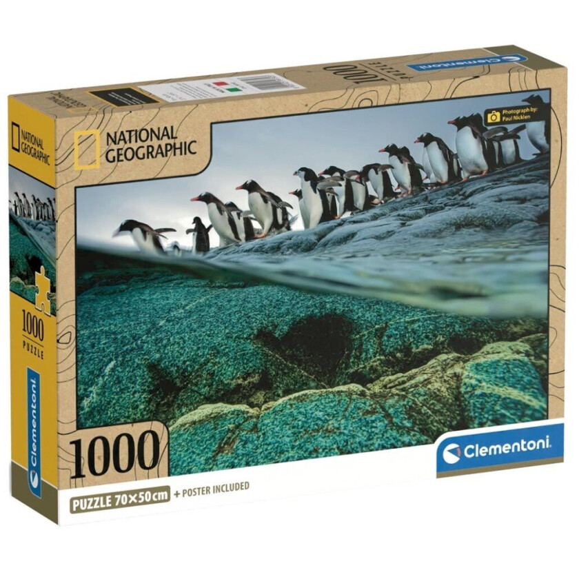Jigsaw Puzzle National Geographics - Penguin 1000pcs. Gulv