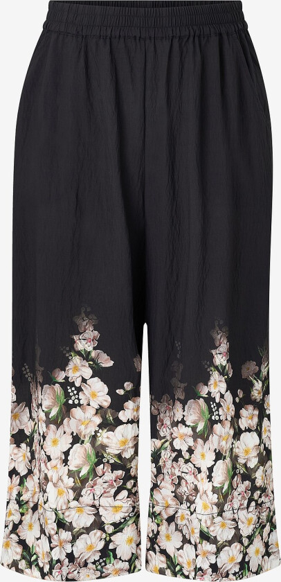 Bukser gKarina Loose 3/4 Pants - Svart