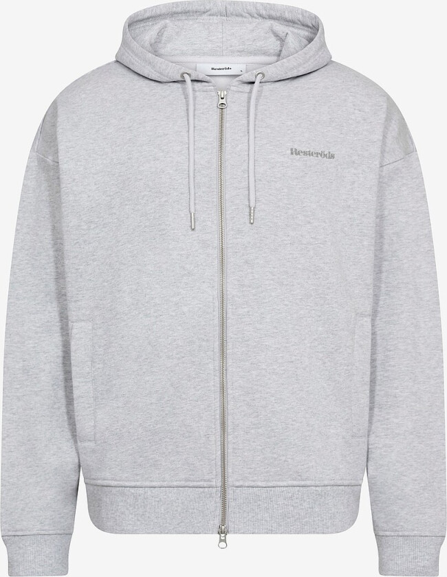 Hettegenser Rick Hoodie Zip - Grå