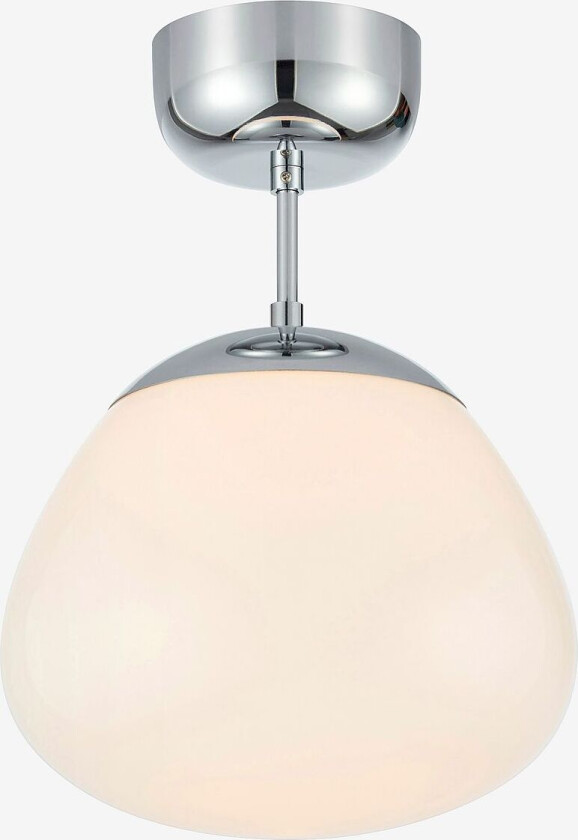 Taklampe Rise 1L, Krom