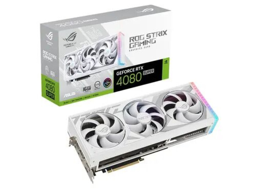 Asus Geforce Rtx 4080 Super Rog Strix White 16gb