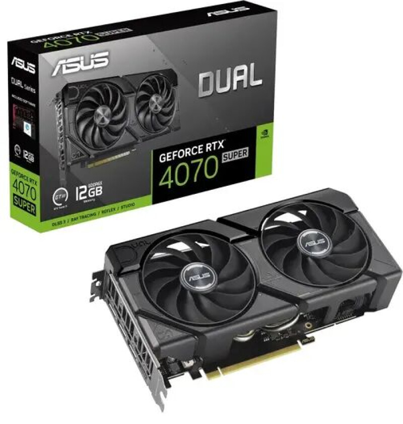 ASUS GeForce RTX 4070 SUPER Dual  EVO 12GB