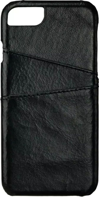 iPhone SE (2022/2020)/8/7 GEAR ONSALA COLLECTION Mobil Deksel m. Kortholder Svart Skinn